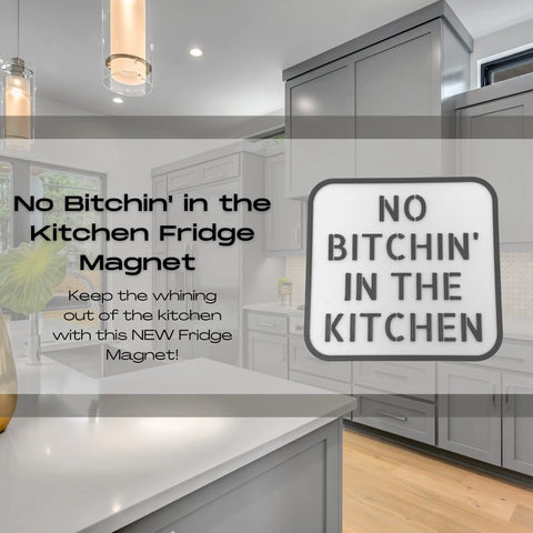 Funny Kitchen Fridge Magnet – Humorous Food Quote | Made in USA Chatelet Manufacturing 