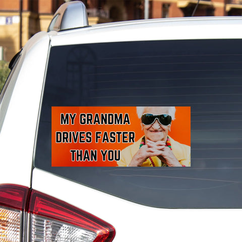 Funny Parent Bumper Sticker – Bestie Please Let Me Merge | Made in USA Chatelet Manufacturing 