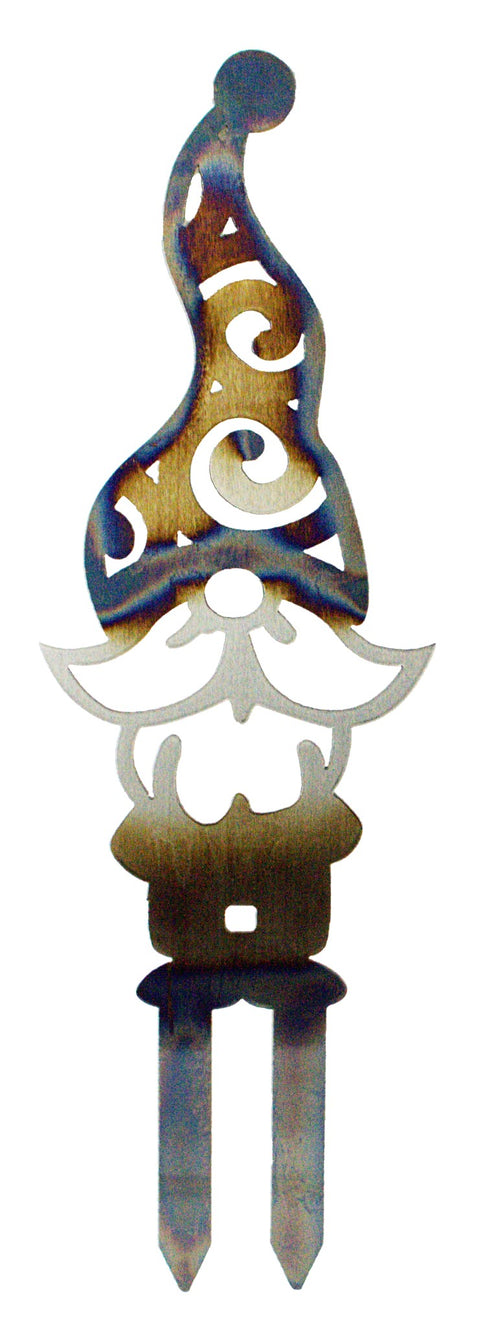 Garden Guardian Gnome – Whimsical Outdoor Statue | Handmade in USA Knights Home Decor  item