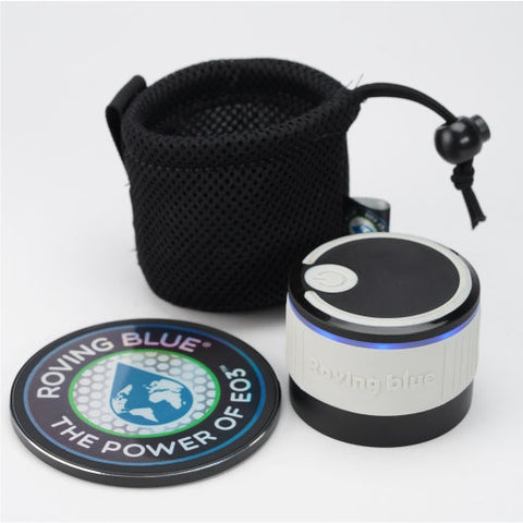 GO3 Electrolytic Ozone Water Purifying Cap – Travel Purifier Accessory | Made in USA Roving Blue 