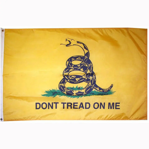 Gadsden Don't Tread On Me Flag – Durable SolarMax Nylon Patriotic Banner | Made In USA Freedom Flag and Pole 
