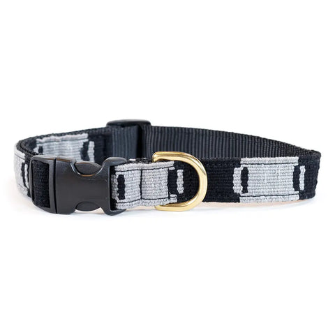 Game Day Dog Collar – Hand-Woven Nylon Backed with Brass Buckle | Durable Pet Collar Made in USA Auburn Leathercrafters  item