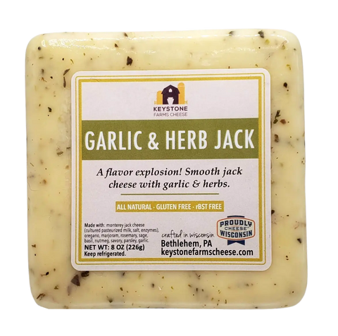 Garlic & Herb Jack Nasonville Dairy  Cheese
