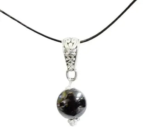 Gemstone Pendant Necklace on Leather - Amethyst Necklace on Leather - Garnet on Leather - Rose Quartz on Leather - Amazonite on Leather Michelle Marie Boutique 