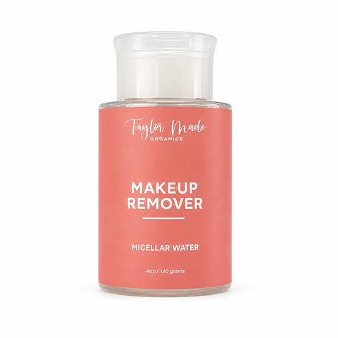 Gentle Micellar Water Makeup Remover 4oz – Hydrating Witch Hazel Formula | Vegan Skincare Made in USA Taylor Made Organics  makeup