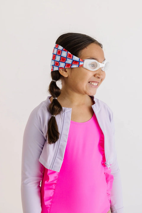 Giddy Up Swim Goggles – Tangle-Free Paisley Strap, Clear Anti-Fog Lenses for Kids and Adults | Assembled In USA Splash Place  Swim Goggles