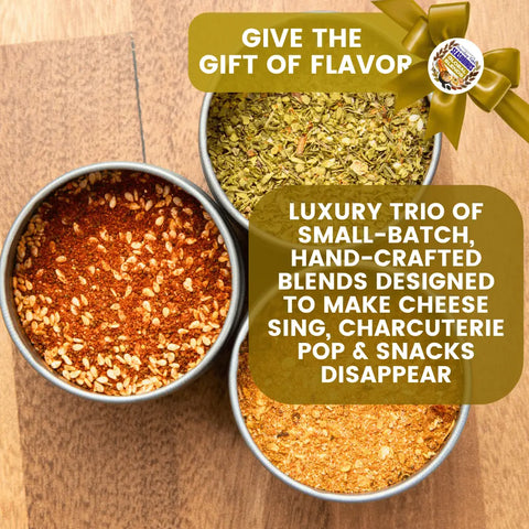 Global Blends Traveling Table Seasonings Gift Set of 3 – Premium World Flavors | Handcrafted in USA Gustus Vitae  Collections & Gift Sets