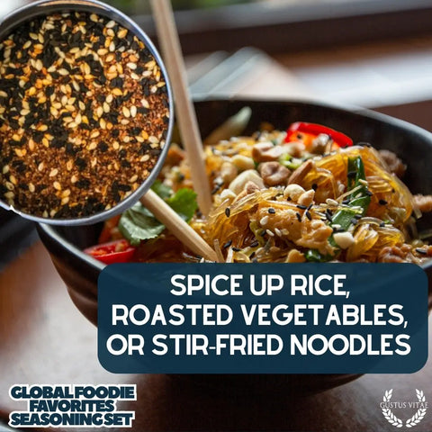 Global Gourmet Spice Collection – Authentic World Seasoning Flavors 6 Pack Set | Made in USA Gustus Vitae  Collections & Gift Sets