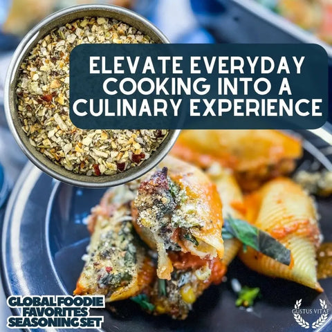 Global Gourmet Spice Collection – Authentic World Seasoning Flavors 6 Pack Set | Made in USA Gustus Vitae  Collections & Gift Sets