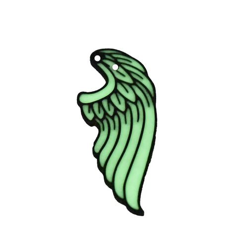 Glow In The Dark Wing Shoe Charms – Durable Lace Accessories | Made in USA Chatelet Manufacturing 