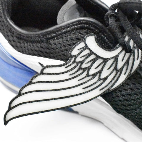 Glow In The Dark Wing Shoe Charms – Durable Lace Accessories | Made in USA Chatelet Manufacturing 