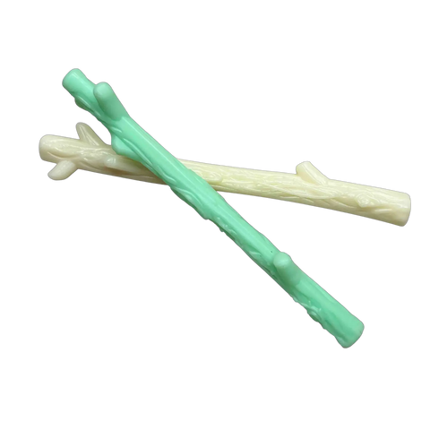 Glow in the Dark Dog Toy Bundle | Nylon Chew Stick + Rubber Retrieving Stick SodaPup  Dog Toy Bundle