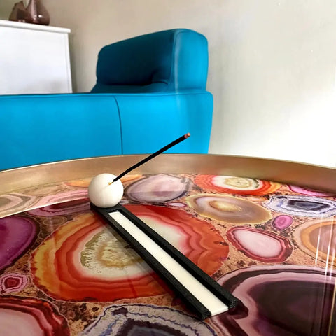 Glow in the Dark Incense Holder – Meditation Ash Catcher | Made in USA Chatelet Manufacturing 