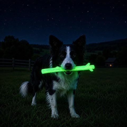 Glow in the Dark Nylon Chew Stick for Power Chewers – Durable Indestructible Dog Toy | Made in USA SodaPup  Nylon Dog Toys
