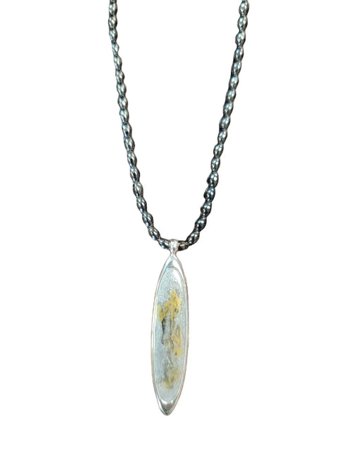 Go Gray Hematite Drop Pendant Cancer Awareness Necklace Michelle Marie Boutique  Necklace