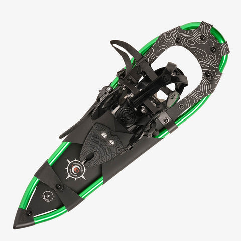 Sawtooth 27 Inch All-Terrain Snowshoes – Durable Green | Made in USA Crescent Moon  item