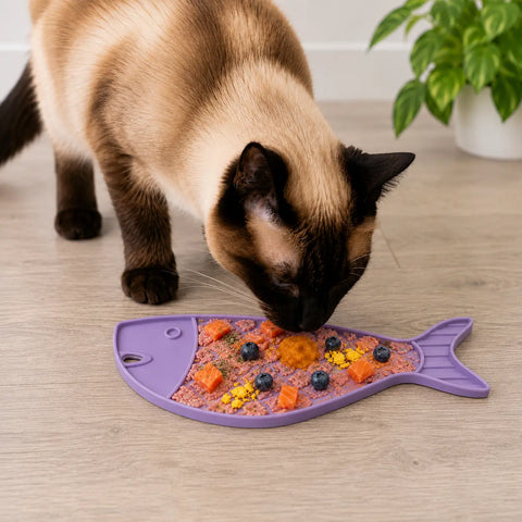 Goldfish Emat - Small Enrichment Lick Mat for Cats | SodaPup SodaPup  EMAT