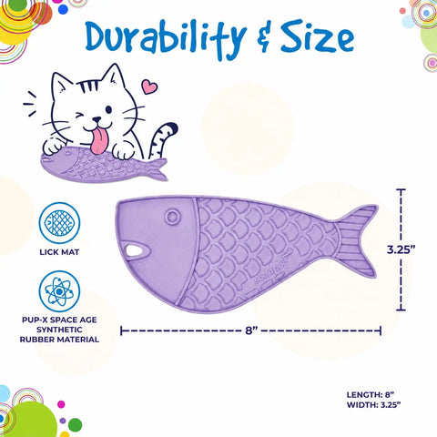 Goldfish Emat - Small Enrichment Lick Mat for Cats | SodaPup SodaPup  EMAT