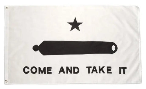 Gonzales Come and Take It Flag – Durable 200 Denier Outdoor Nylon – UV Resistant Colors | Made in USA Freedom Flag and Pole 