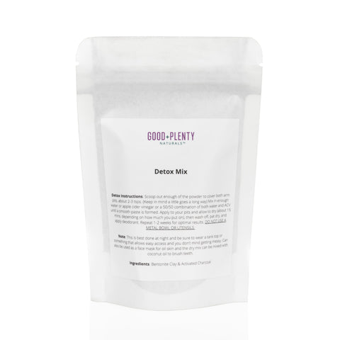 Armpit Detox Powder Blend – Natural Underarm Purifier | Made in USA Good + Plenty Naturals™ 