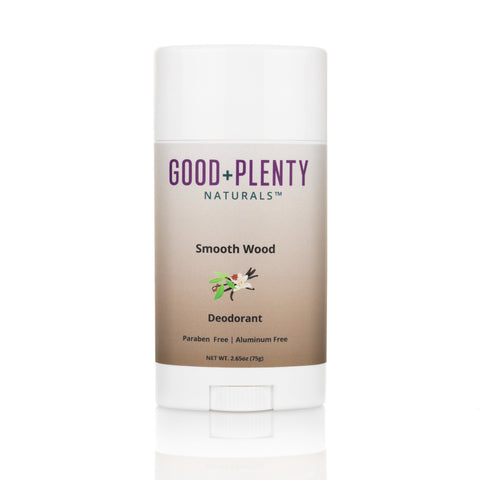 Smooth Wood | Aluminum-Free Natural Deodorant | Handcrafted in USA Good + Plenty Naturals™ 