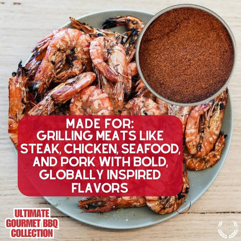Gourmet BBQ Spice Set – 6 Handcrafted Seasoning Tins | Made in USA Gustus Vitae  Collections & Gift Sets