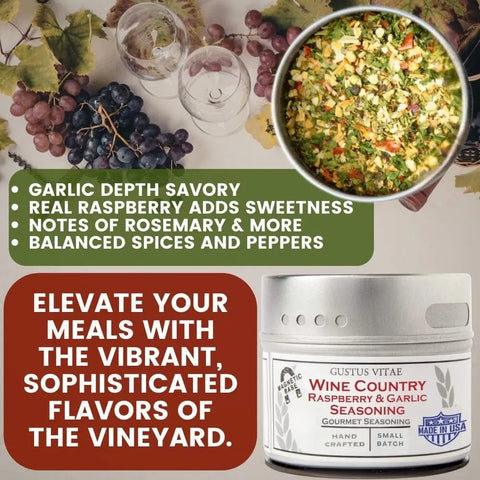 Gourmet Culinary Favorites  | Gift Packaged Seasoning Collection | Set of 6 | Go to Gift for All Occasions Gustus Vitae  Collections & Gift Sets