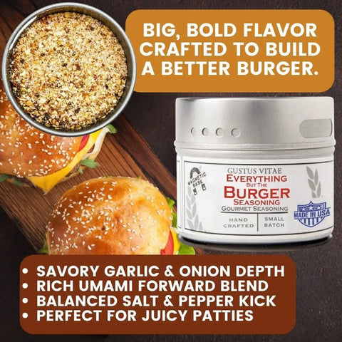 Gourmet Everything Seasonings Set – 12 Unique 4 Oz Tins | Handcrafted Flavor Collection | Made in USA Gustus Vitae  Collections & Gift Sets