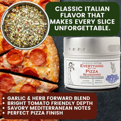 Gourmet Everything Seasonings Set – 12 Unique 4 Oz Tins | Handcrafted Flavor Collection | Made in USA Gustus Vitae  Collections & Gift Sets