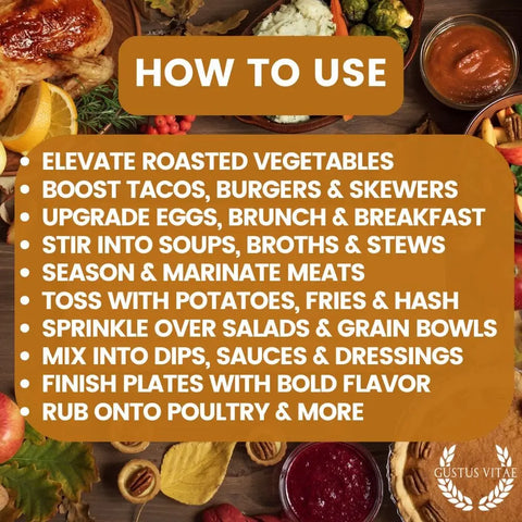 Gourmet Everything Seasonings Set – 12 Unique 4 Oz Tins | Handcrafted Flavor Collection | Made in USA Gustus Vitae  Collections & Gift Sets