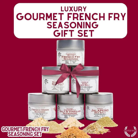 Gourmet French Fry Seasoning Collection – Six Premium Spice Blends | Made in USA Gustus Vitae  Collections & Gift Sets