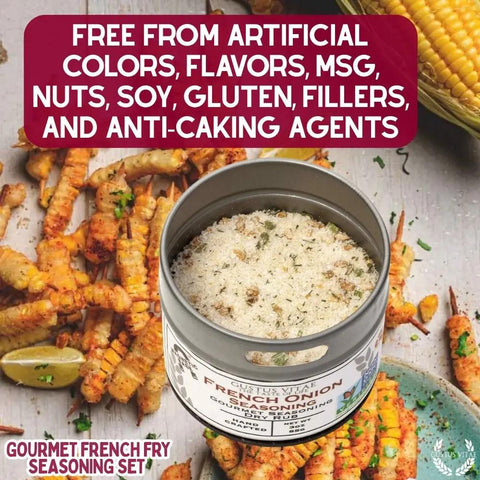Gourmet French Fry Seasoning Collection – Six Premium Spice Blends | Made in USA Gustus Vitae  Collections & Gift Sets