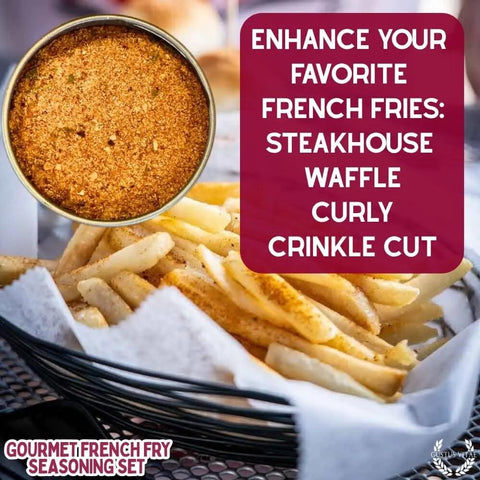 Gourmet French Fry Seasoning Collection – Six Premium Spice Blends | Made in USA Gustus Vitae  Collections & Gift Sets