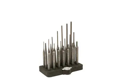 Grace USA 21 Piece Precision Steel Punch Set With Bench Block – Made in USA Grace USA 