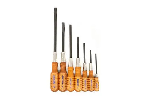 Grace USA 7 Piece Woodworking Screwdriver Set – Precision Fit – Made in USA Grace USA 