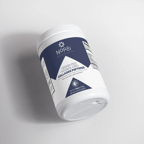 Grass-Fed Hydrolyzed Collagen Peptides Powder – Skin Hair Nail Support – Made in USA Norri Nutrition  Proteins & Blends