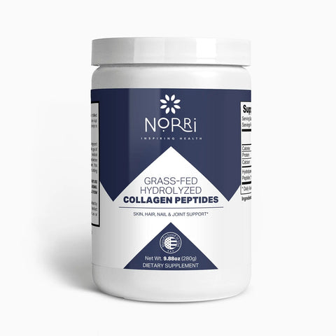 Grass-Fed Hydrolyzed Collagen Peptides Powder – Skin Hair Nail Support – Made in USA Norri Nutrition  Proteins & Blends