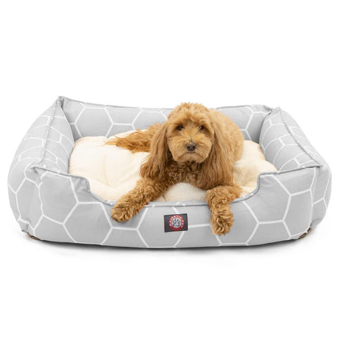 Hexo Shapes Premium Dog Lounge Bed – Cozy Pet Cushion – Made in USA by Majestic Pet Products Majestic Pet 