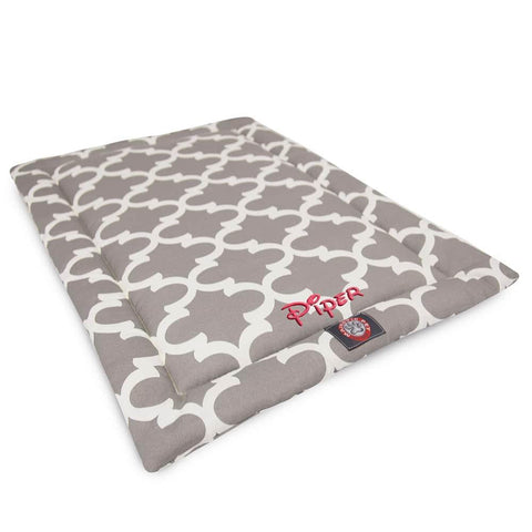 Personalized Trellis Crate Mat – Ultra-Soft Pet Bed Cushion | Made in USA Majestic Pet 