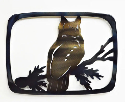 Great Horned Owl Casserole Dish Holder – Handcrafted Kitchen Trivet | Made in USA Knights Home Decor  item