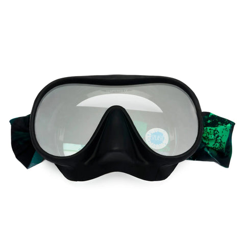 Green Fusion Swim Mask – Adult Size Anti-Fog Silicone Frame Swim Goggles | Assembled In USA Splash Place  Adult Swim Mask