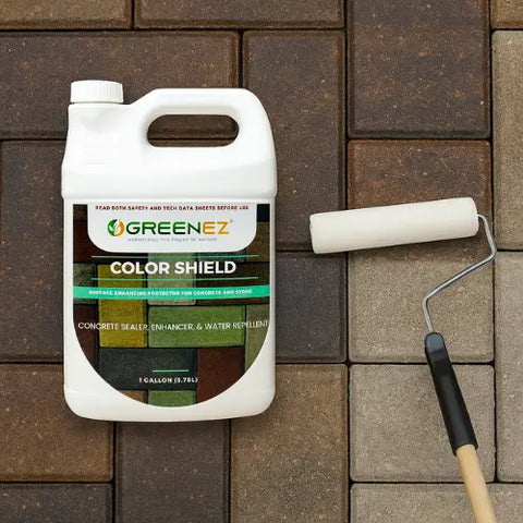 GreenEZ Color Shield Concrete Sealer 1 Gallon – Water Repellent | Made in USA GreenEZ® 