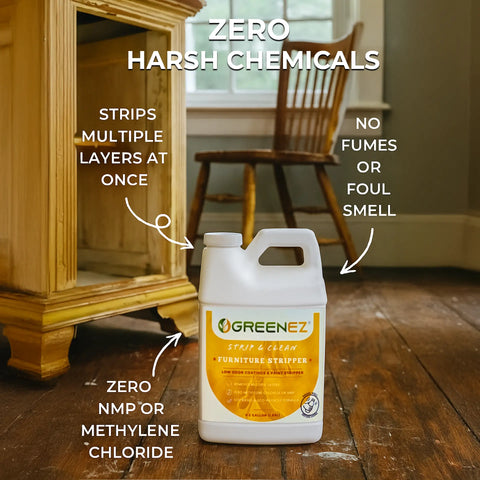 GreenEZ Furniture Stripper – Eco-Friendly Paint Remover | Made in USA GreenEZ®  Hobbies & Creative Arts