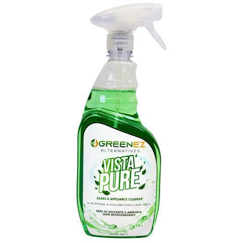GreenEZ Vista Pure 22 Oz Glass Cleaner – Streak Free | Made in USA GreenEZ® 