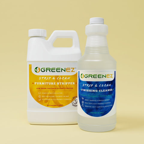 Furniture Stripper Kit – Safe Low Odor Formula | Made in USA GreenEZ®  Hobbies & Creative Arts