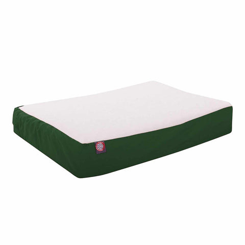 Orthopedic Double Dog Bed – Poly-Cotton Comfort Support | Made in USA Majestic Pet 