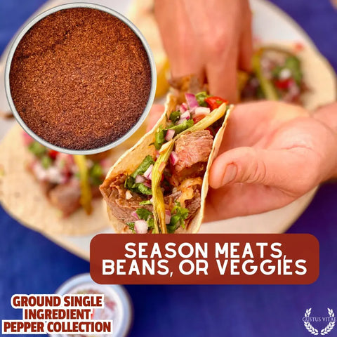 Ground Pepper Collection | Single Ingredient | Made in USA Gustus Vitae  Collections & Gift Sets