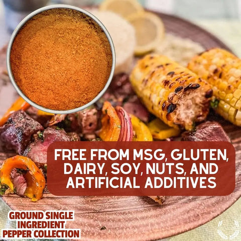 Ground Pepper Collection | Single Ingredient | Made in USA Gustus Vitae  Collections & Gift Sets