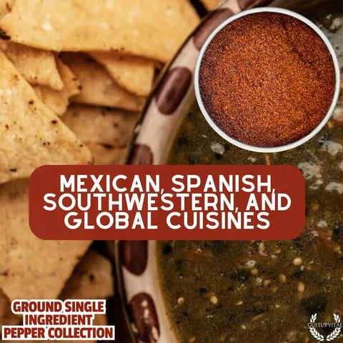 Ground Pepper Collection | Single Ingredient | Made in USA Gustus Vitae  Collections & Gift Sets