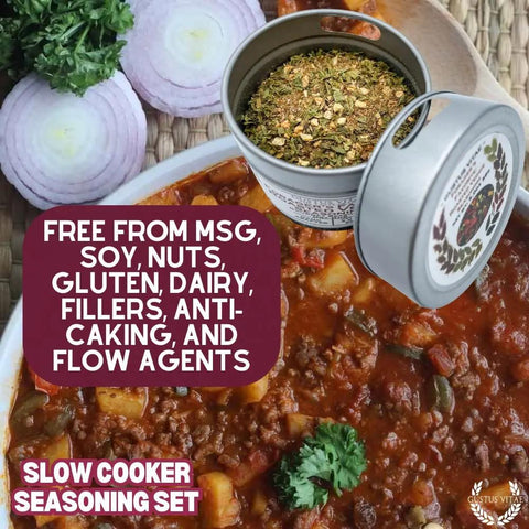 Gustus Vitae 6-Pack Slow Cooker Spice Blends Gift Set – Handcrafted Seasonings | Made in USA Gustus Vitae  Collections & Gift Sets